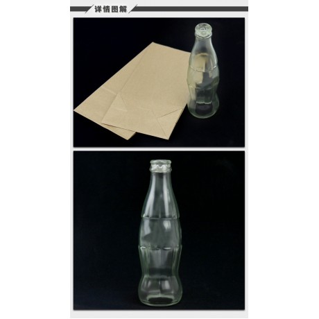 Фокус с исчезновением стеклянной бутылки 