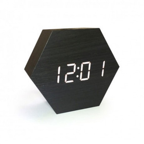 Электронные деревянные часы LED WOODEN CLOCK VST-876 