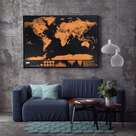 Скретч карта мира путешественника