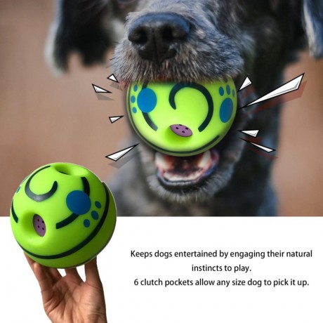 Мяч для собаки 15 см с забавным звуком