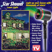 Лазерный проектор Star Shower Laser Light лазерная подсветка для дома.