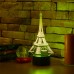 Светильник 3D Эйфелева башня 