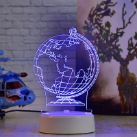 Светильник 3D Глобус 