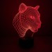 Светильник 3D Леопард 