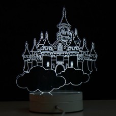Светильник 3D Замок 